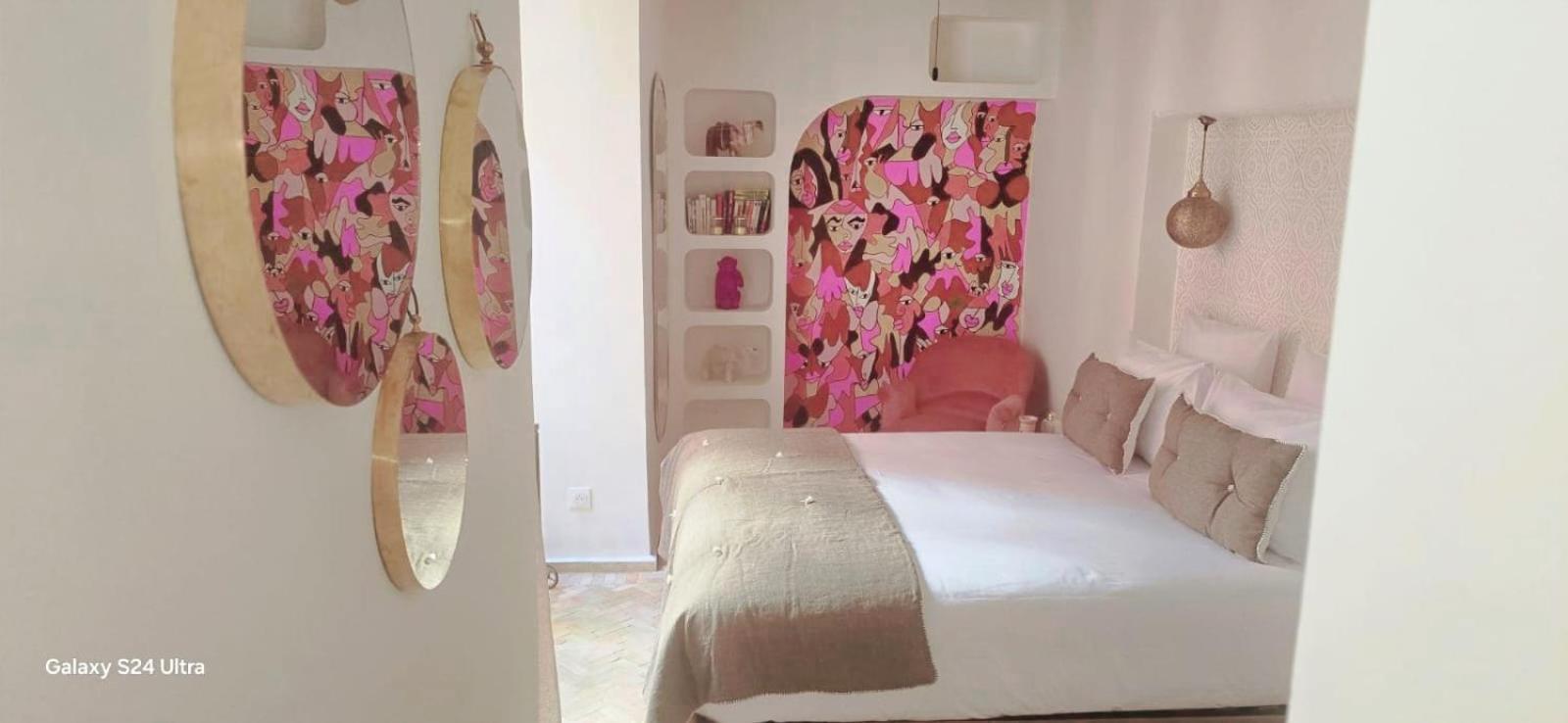 Le Singe Rose Acomodação com café da manhã Marraquexe Exterior foto