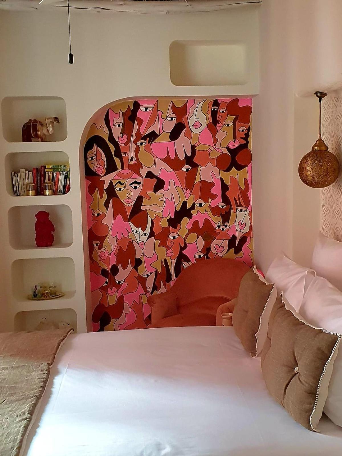 Le Singe Rose Acomodação com café da manhã Marraquexe Exterior foto