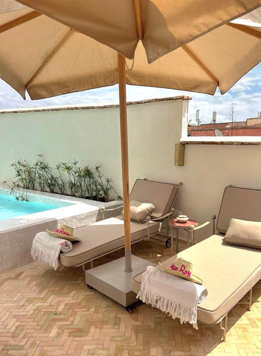 Le Singe Rose Acomodação com café da manhã Marraquexe Exterior foto