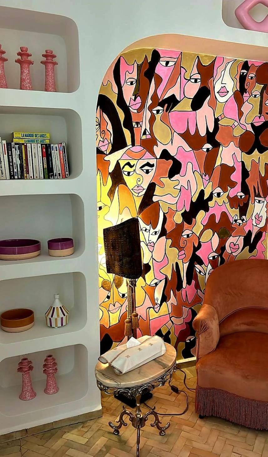 Le Singe Rose Acomodação com café da manhã Marraquexe Exterior foto