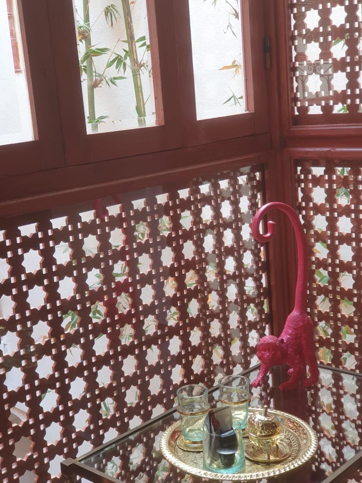 Le Singe Rose Acomodação com café da manhã Marraquexe Exterior foto